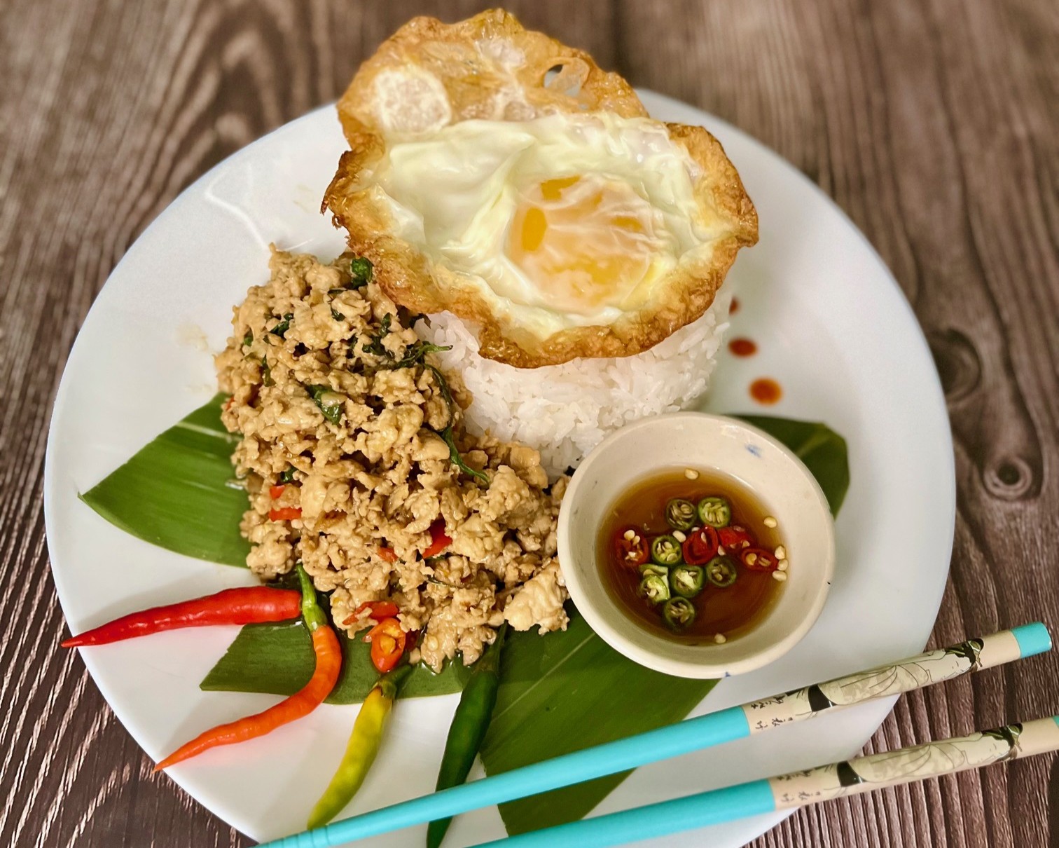 Thai food served with love